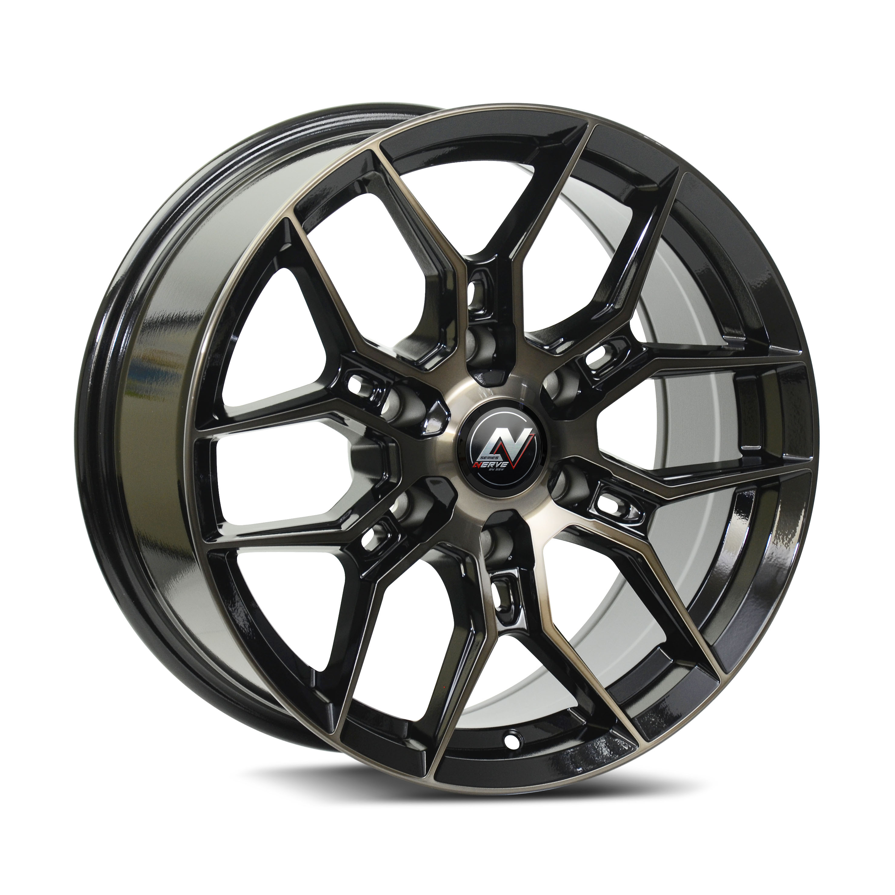 SSW S422LP 17X8 ET:25 6X139.7 106.1 FP/BK/GCBK (Made In Thailand)